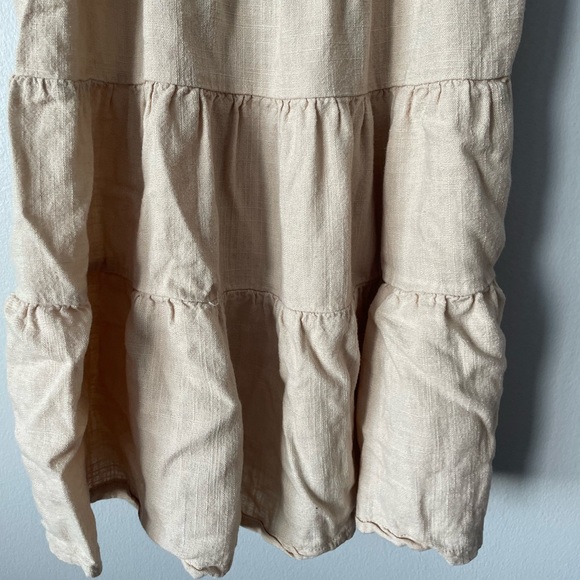 Zara Kids Canvas Overall Dress Size 9 - Picture 6 of 10